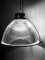 Lampada da soffitto grande in vetro prismatico realizzata da Holophane, Immagine 9