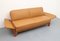 Cognac Leather Daybed, 1950s 11