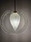 Lámpara de techo Mid-Century de cristal de Murano de Barovier & Toso, años 40, Imagen 3