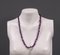Collar vintage de piedras preciosas con cuarzo amatista violeta, años 80, Imagen 1