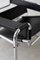 B3 Wassily Lounge Chair in Black Leather by Marcel Breuer, 1980s 9