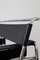 B3 Wassily Lounge Chair in Black Leather by Marcel Breuer, 1980s 6