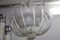 Lámpara colgante italiana de cristal de Murano, años 40, Imagen 9