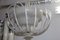 Lámpara colgante italiana de cristal de Murano, años 40, Imagen 4