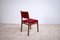 Vintage Italian Rosewood and Velvet Chairs, 1960s, Set of 4, Image 5