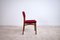 Vintage Italian Rosewood and Velvet Chairs, 1960s, Set of 4, Image 4