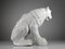 Romanesque Style Lion Sculpture, Early 20th Century, Glazed Clay, Image 18