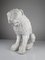 Romanesque Style Lion Sculpture, Early 20th Century, Glazed Clay, Image 4