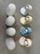 Wall Lamps in Pastel Colors by Wilhelm Wagenfeld, Set of 4 4