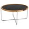 Eiche, Stahl & Formica Tabletttisch Modell Ge453 Hans J. Wegner zugeschrieben, 1960er 1