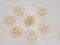 Vintage Alabaster Ashtray Coasters and Bowl, 1970s, Set of 3, Image 6