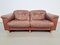Vintage DS101 Zwei-Sitzer Ledersofa von de Sede, 1970er 1