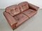 Vintage DS101 Zwei-Sitzer Ledersofa von de Sede, 1970er 6