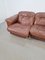 Vintage DS101 Zwei-Sitzer Ledersofa von de Sede, 1970er 2