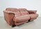 Vintage DS101 Zwei-Sitzer Ledersofa von de Sede, 1970er 13