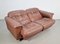Vintage DS101 Zwei-Sitzer Ledersofa von de Sede, 1970er 12