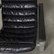 Mid-Century Black Leather Pulkka Chair by Ilmari Lappalainen for Asko, 1960s, Image 14