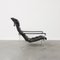 Mid-Century Black Leather Pulkka Chair by Ilmari Lappalainen for Asko, 1960s, Image 3