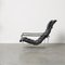 Mid-Century Black Leather Pulkka Chair by Ilmari Lappalainen for Asko, 1960s, Image 8