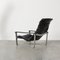 Mid-Century Black Leather Pulkka Chair by Ilmari Lappalainen for Asko, 1960s, Image 7