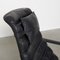 Mid-Century Black Leather Pulkka Chair by Ilmari Lappalainen for Asko, 1960s, Image 5