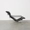 Mid-Century Black Leather Pulkka Chair by Ilmari Lappalainen for Asko, 1960s, Image 4