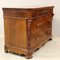 Antique Italian Louis Philippe Chest of Drawers in Walnut, Image 2