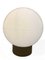 Kugelförmige Mid-Century Lampe aus Opalglas mit Kunststofffuß von Heals London, 1950 3
