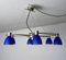 Hanging Light with Blue Glass Lampshade by Ignoto for Ignoto, 1990, Image 1