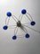 Hanging Light with Blue Glass Lampshade by Ignoto for Ignoto, 1990, Image 2