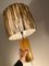 Brutalistische Skulpturale Mid-Century-Modern Tischlampe aus Holz, Frankreich, 1970er 6