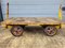 Industrial Transport Cart in Cast Iron and Wood 1