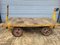 Industrial Transport Cart in Cast Iron and Wood 2