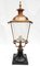Antique Victorian Classic Copper Pillar Lamp Lantern on Base Outdoor Lamp, Image 1
