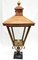 Antique Victorian Classic Copper Pillar Lamp Lantern on Base Outdoor Lamp, Image 5