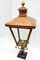 Antique Victorian Classic Copper Pillar Lamp Lantern on Base Outdoor Lamp, Image 2