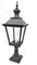 Antique Classic Victorian Cast Iron Pillar Lamp Lantern on Base Outdoor Lamp, Image 3