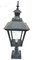 Antique Classic Victorian Cast Iron Pillar Lamp Lantern on Base Outdoor Lamp, Image 2