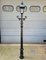 Cast Iron Lamp with Square Cast Iron Lantern 1