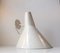 White Danish Modernist Outdoor Wall Lamp from Fog & Mørup, 1970s 1