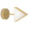 Triangle Box Brass Wall Light by Atelier Areti 1