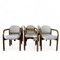 Brutalist Sass Armchairs from Idea, 1988, Set of 6 1