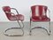 Set of Vintage Saddle Leather Tubular Chairs from Metaform, 1970s, Image 2