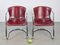 Set of Vintage Saddle Leather Tubular Chairs from Metaform, 1970s, Image 3