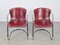 Set of Vintage Saddle Leather Tubular Chairs from Metaform, 1970s, Image 1