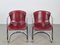 Set of Vintage Saddle Leather Tubular Chairs from Metaform, 1970s, Image 7