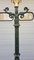 Cast Iron Lamp Post M2 with Round Copper Lantern 3