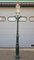Cast Iron Lamp Post M2 with Round Copper Lantern 1