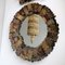 Vintage Brutalist American Brass and Copper Curtis Jere Wall Mirror, 1970s, Image 3