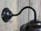 French Black Classic Outdoor Barn Light Lamp, Image 4